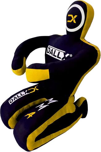 DALLX MMA Grappling Dummy BBJ Wrestling Brazilian Jiu Jitsu Punching Bag Judo Karate Throwing Boxing Fighting Dummy Self Defense Sitting Position – UNFILLED in Kuwait