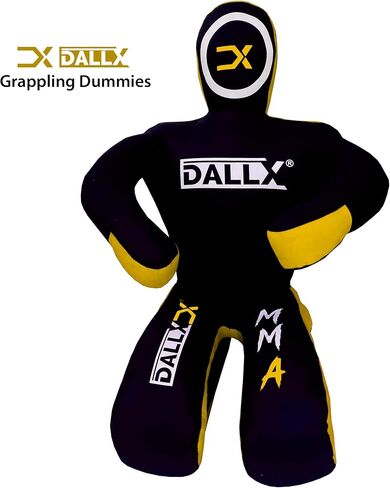 DALLX MMA Grappling Dummy BBJ Wrestling Brazilian Jiu Jitsu Punching Bag Judo Karate Throwing Boxing Fighting Dummy Self Defense Sitting Position – UNFILLED in Kuwait