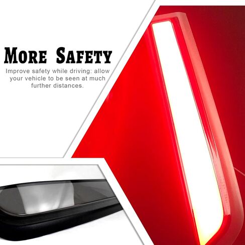 أضواء خلفية LED لمبة خلفية الفرامل مناسبة لتويوتا 4 عداء 2010-2022 ث/عدسة سوداء مدخنة القيادة الحمراء/الكبح/ملحقات ضوء إشارة الانعطاف المتسلسل in Kuwait
