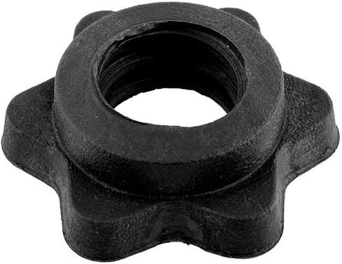 6 قطع من أطواق الفينيل سبينلوك لقضبان الحديد القياسية مقاس 1 بوصة رياضية مضادة للانزلاق وياقة قفل دوار ومشابك لولبية للدمبل لرفع الأثقال وتدريبات اللياقة البدنية in Kuwait