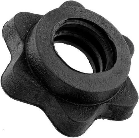 6 قطع من أطواق الفينيل سبينلوك لقضبان الحديد القياسية مقاس 1 بوصة رياضية مضادة للانزلاق وياقة قفل دوار ومشابك لولبية للدمبل لرفع الأثقال وتدريبات اللياقة البدنية in Kuwait