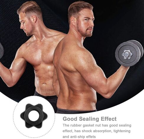 6 قطع من أطواق الفينيل سبينلوك لقضبان الحديد القياسية مقاس 1 بوصة رياضية مضادة للانزلاق وياقة قفل دوار ومشابك لولبية للدمبل لرفع الأثقال وتدريبات اللياقة البدنية in Kuwait