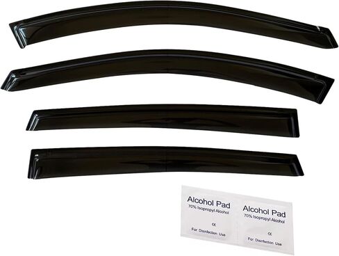 2013-2018 Side Window Deflector Visors for Toyota RAV4 LE XLE SE Limited Platinum Black Tinted Rain Guards 2014 2015 2016 2017 in Kuwait