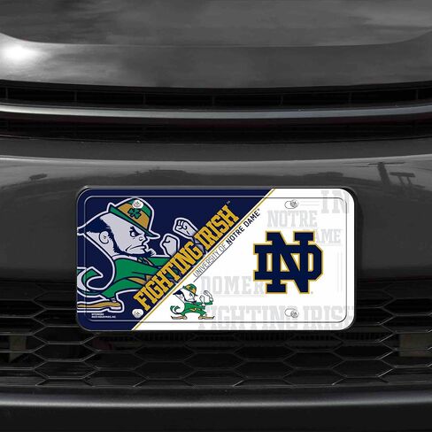 علامة لوحة ترخيص معدنية للبالغين من الجنسين من Rico Industries NCAA in Kuwait