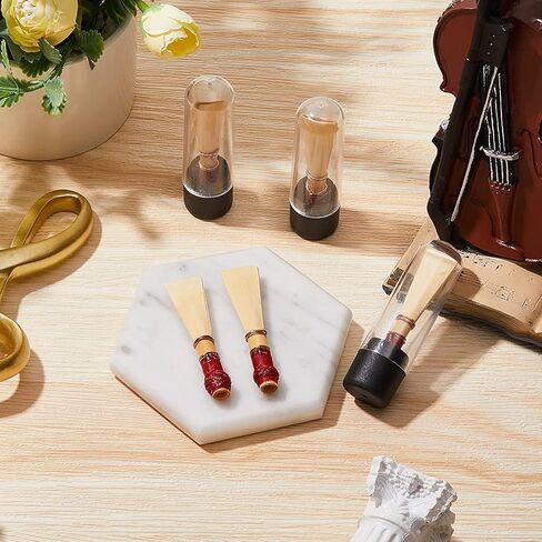 Estink 5 قطع من قصب الباسون الخيزران متوسطة الحجم من قصب الباسون، ملحقات الأدوات، 71 × 21 × 21 ملم in Kuwait