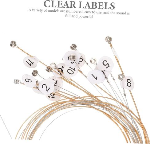 16 قطعة سلاسل اللفة القيثارة ملحقات الآلات الموسيقية آلات القيثارة أجزاء الآلة إكسسوارات الجيتار مجموعات الجيتار ملحقات أدوات الموسيقى استبدال القيثارة الفولاذية in Kuwait