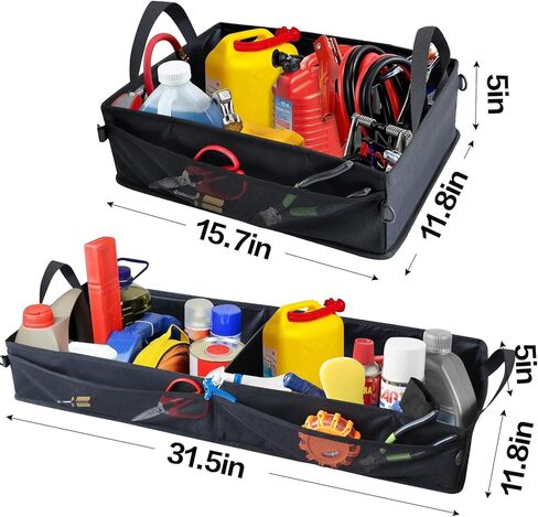 Under Seat Storage Truck Tool Box Organizer for Truck Underseat Storage 2015-2023 Ford F150 F250 F350 Dhevy Dilverado Upgraded Black Organizer Accessories (Black) in Kuwait