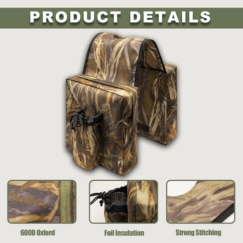 SUHU ATV Saddle Bags ATV Tank Bags Motorcycle Tank Bags Waterproof Cargo Pocket Tank Storage Bags for ATV UTV Snowmobile 4 Wheeler Motorcycle Bicycle Accessories in Kuwait