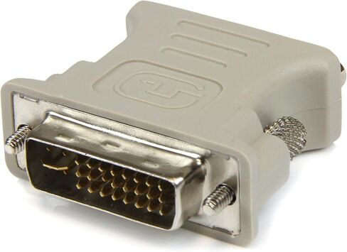 StarTech.com DVI to VGA Cable Adapter - F/M - DVI to VGA connector - DVI to VGA Converter - DVI to VGA Adapter (DVIVGAFM) Beige (Pack of 2) in Saudi Arabia