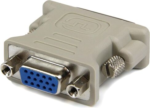 StarTech.com DVI to VGA Cable Adapter - F/M - DVI to VGA connector - DVI to VGA Converter - DVI to VGA Adapter (DVIVGAFM) Beige (Pack of 2) in Saudi Arabia