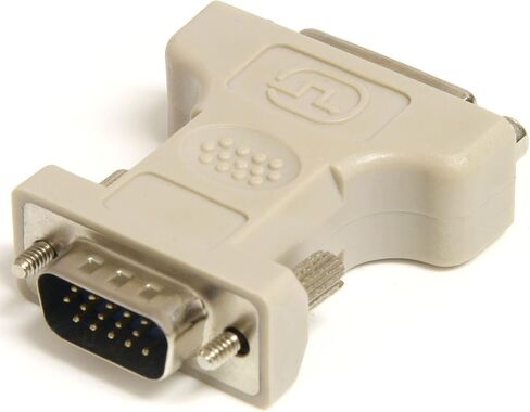 StarTech.com DVI to VGA Cable Adapter - F/M - DVI to VGA connector - DVI to VGA Converter - DVI to VGA Adapter (DVIVGAFM) Beige (Pack of 2) in Saudi Arabia