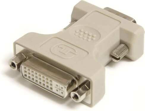 StarTech.com DVI to VGA Cable Adapter - F/M - DVI to VGA connector - DVI to VGA Converter - DVI to VGA Adapter (DVIVGAFM) Beige (Pack of 2) in Saudi Arabia