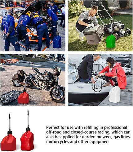 Mapleza Racing Fuel Jug Hose - Gas Can Spout for 5 Gallon with Upgraded Filter Design - Pack of 2 in Saudi Arabia
