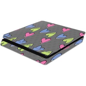 MightySkins Skin Compatible with Sony PS4 Slim Console - Girly | Protective, Durable, and Unique Vinyl Decal wrap Cover | Easy to Apply, Remove, and Change Styles | Made in The USA