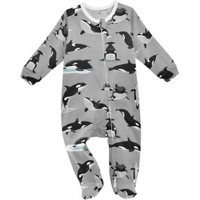 Dussdil Baby One-Piece Footies Newborn Rompers Pajamas Cotton Footed Pjs for Sleep Play Boys Girls