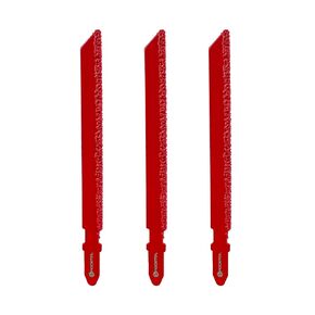 Diamond Jig Saw Blade - 3pcs 4 Inch(100mm) Cutting Disc for Fiberglass Marble Plastic Wood with T-Shank Grit 46