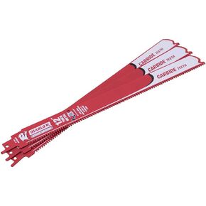 Diablo Steel Demon Carbide Teeth Reciprocating Saw Blade for Thick Metal - 12" Length, 8 TPI, 3-Pack - DS1208CF3