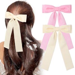 22PCS Velvet Bows Hair Clip Ribbon Accessories Ponytail Holder Hair Bow for Women Girls Toddlers Teens Kids