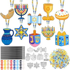 Dunzoom 30 Set Summer Window Art Suncatchers Kits Summer Beach Fruit DIY Suncatchers Craft Kits Make Your Own Suncatcher Paint Suncatchers Ornaments for Boys Girls Craft Painting Art Activity