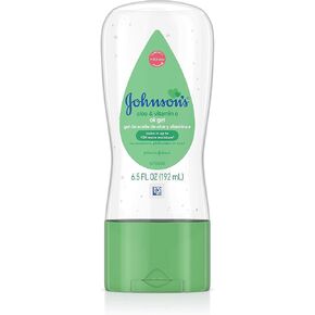Johnson's Baby Oil Gel, Aloe & Vitamin E, 6.5 Ounce