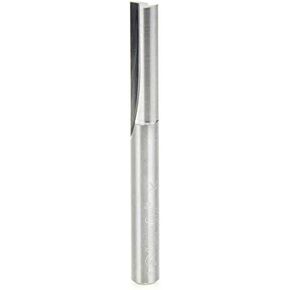 Amana Tool - 43824 Solid Carbide Straight Plunge 1/4 Dia x 1" 4 Shank Router Bit
