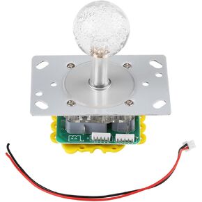 Led Colorful Illuminated, Led Joystick Fish Game Joystick Joystick Switchable from 4 to 8 Way for Arcade Game