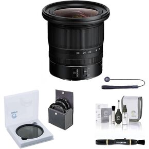 Nikon NIKKOR Z 14-30mm f/4 S Lens, Bundle with ProOptic 82mm Filter Kit, Soft Lens Case, Lens Cleaner, Cleaning Kit, Universal Lens Cap Tether