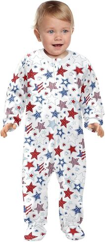 Dussdil Baby One-Piece Footies Newborn Rompers Pajamas Cotton Footed Pjs for Sleep Play Boys Girls in Kuwait