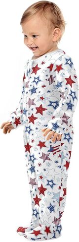 Dussdil Baby One-Piece Footies Newborn Rompers Pajamas Cotton Footed Pjs for Sleep Play Boys Girls in Kuwait