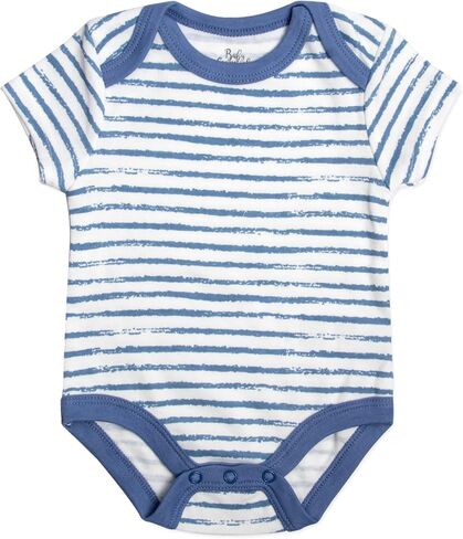 Baby Essentials 6 Pack Bodysuit Set Baby Boy Mama’s Little Man Just Like Dad 6 Piece Newborn Outfit Set in Kuwait
