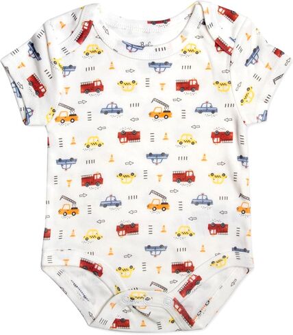 Baby Essentials 6 Pack Bodysuit Set Baby Boy Mama’s Little Man Just Like Dad 6 Piece Newborn Outfit Set in Kuwait