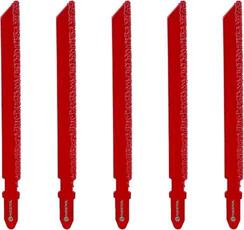 FOCSTOL Diamond Jig Saw Blade - 3pcs 4 Inch(100mm) Cutting Disc for Fiberglass Marble Plastic Wood with T-Shank Grit 46 in Saudi Arabia