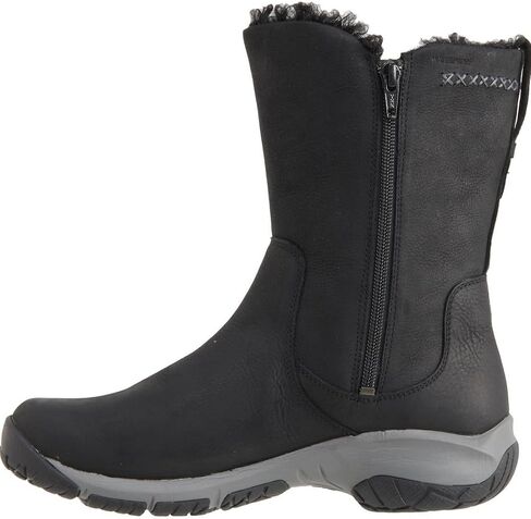 Merrell Women's Encore 4 Tall Zip Polar Boots - Waterproof, Nubuck, Wide Width, (Black) (US Footwear Size System, Adult, Women, Numeric, Wide, 9.5) in Saudi Arabia