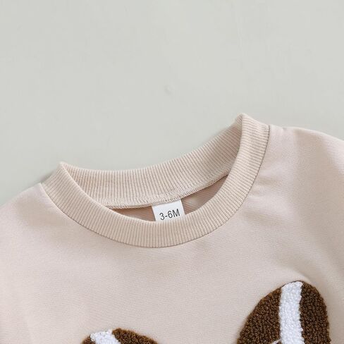 Newborn Baby Girl Football Clothes Football Bow Sweatshirt Romper Long Sleeve Bubble Romper Cute Fall Winter Outfit in Saudi Arabia