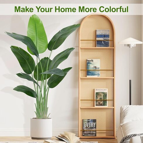 Lifelike Bird of Paradise Artificial Plant,5ft Faux Banana Leaf Tree with 10 Trunks - Perfect Indoor Silk Floor Plant for Home Decor in Living Room, Office, and Bedroom (Set of 2) in Saudi Arabia