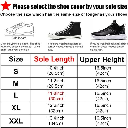 JUSTTOP rain Shoe Covers Waterproof, Recyclable Waterproof Shoe Covers, Shoe Covers for rain with Zipper, Foldable & Non-Slip, rain Shoe Covers, Unisex Rainboots, Reflector (Small) in Saudi Arabia