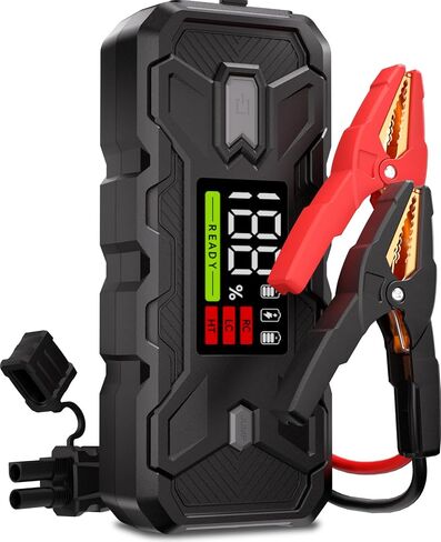 Car Jump Starter 3000A Portable: 12V Jump Start Battery Pack for 8.0L Gas/Diesel Engines, Car Battery Jumper Starter with PD65W Fast Charge, Smart Jumper Cable for Safety, 3 Emergency LED Lights Kit in Saudi Arabia