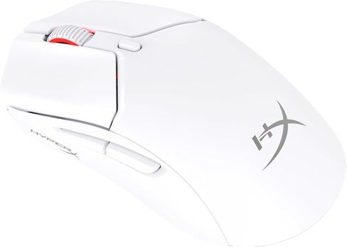 HyperX Pulsefire Haste 2 Mini - ماوس ألعاب لاسلكي للكمبيوتر الشخصي، خفيف الوزن، بلوتوث 2.4 جيجا هرتز، أبيض in Kuwait