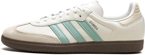 حذاء Adidas Samba OG Cloud White Hazy Green للسيدات 7 in Saudi Arabia