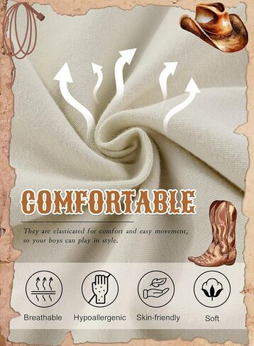 Newborn Baby Boy Western Outfits - Country Cowboy Hat Print Romper Pants with Hat Fall Winter Infant Clothes Set in Saudi Arabia