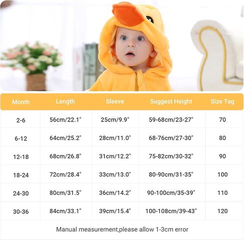 Baby Winter Hooded Romper Jumpsuit, Unisex Kids Flannel Romper, Halloween Toddler Cartoon Animals Onesie in Saudi Arabia