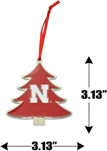 Virginia Tech Hokies Tree Shaped Metal Christmas Ornament in Saudi Arabia