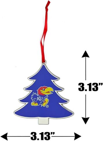 Virginia Tech Hokies Tree Shaped Metal Christmas Ornament in Saudi Arabia