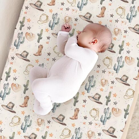 Dragons Crib Sheets, Dragons Clouds Moon Stars Fitted Crib Sheet for Standard Crib and Stroller Mattress, Unisex Dragons Leaves Eggs Print Mattress Sheet for Baby Boys Girls-28 * 52 in Saudi Arabia