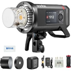 Godox AD600 Pro II AD600Pro II 600ws Outdoor Flash Strobe, 2.4G Wireless 1/8000s HSS Flash Monolight, Powerful Li-ion Battery, 360 Full Power Flashes, 0.01-0.9s Recycling, 40w Bi-Color LED Model Lamp
