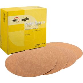 Sunmight Gold 5" 220G Grip No Hole Disc, 02211, 50 Discs