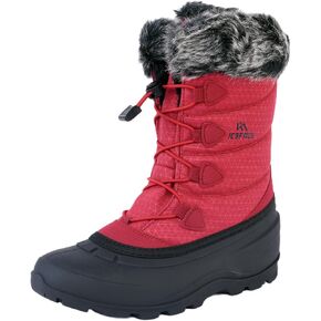 ICEFACE Waterproof Snow Boot Women with Quilted Nylon Fabric and Plush Lining for Ultimate Warmth and Comfort Stylish and Functional Winter Footwear Perfect for Snowy Days and Cold Weather Activitie