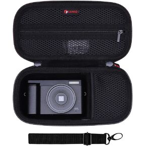 XANAD Digital Camera Case for Gavonde/Duluvulu/Oiadek/Femivo/VETEK/IWEUKJLO/VJIANGER/WIKICO/Saneen/OIEXI 4K 48MP Vlogging Camera and Other Accessories, with Shoulder Strap (Purple)