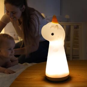 Camping Night Light With Flashlight for Kids-Rechargeable LED Dimmable Night Light Toddler Bed Room Playing In Dark Handheld Emergency Flashlight for Camping Essential Hallway Walking Nighttime