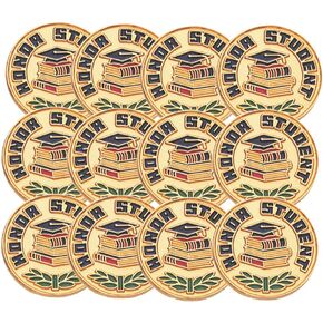 SHOP AWARDS AND GIFTS Rising Star Lapel Pins for Students Appreciation Reward School Teacher Supplies Employee Recognition, Bulk Pack of 12, Poly Bagged, 3/4 Inch